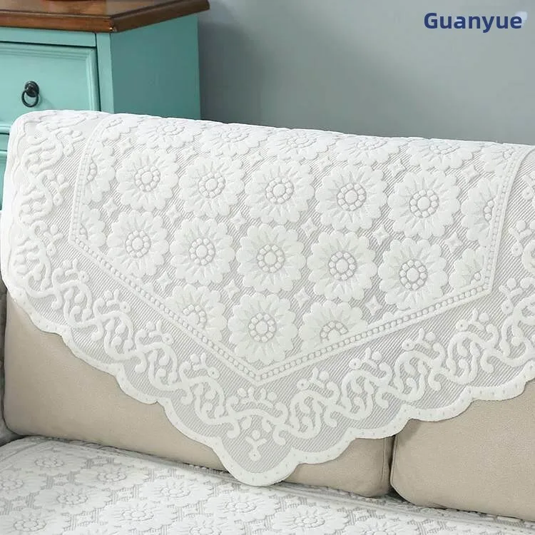 Thickened Lace Sofa Back Cover Cloth Modern Simple Fabric Armrest Towel Four Seasons Universal Anti-slip Home Decor Cushion
Thickened Lace Sofa Back Cover Cloth Modern Simple Fabric Armrest Towel Four Seasons Universal Anti-slip Home Decor Cushion