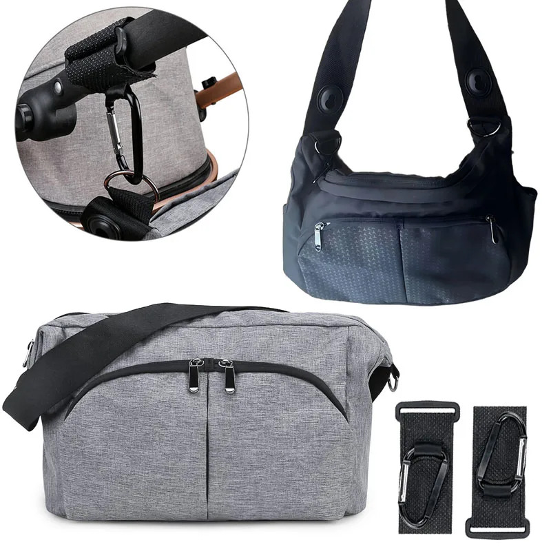 Mommy Bag for Stroller Accessories Portable Diaper Storage Bag with Hooks Compatible with Stroller Black Waterproof Shoulder Bag
Mommy Bag for Stroller Accessories Portable Diaper Storage Bag with Hooks Compatible with Stroller Black Waterproof Shoulder Bag