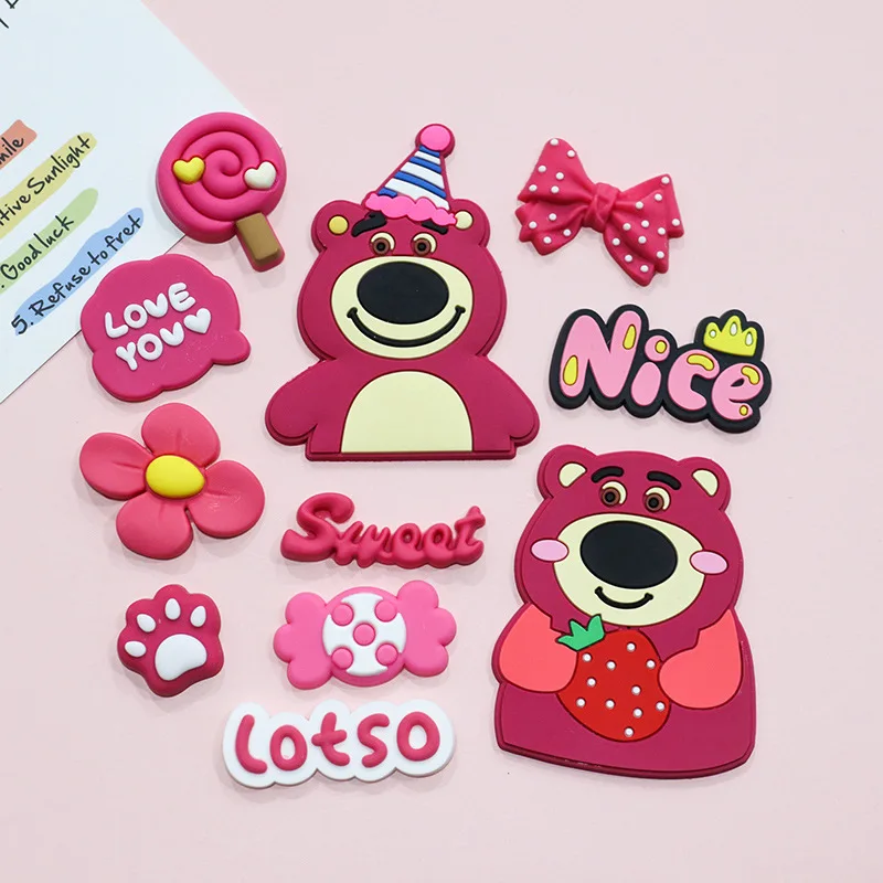 Disney cartoon strawberry bear DIY soft accessories tablet set mobile phone case hole shoes accessories accessories animation
Disney cartoon strawberry bear DIY soft accessories tablet set mobile phone case hole shoes accessories accessories animation