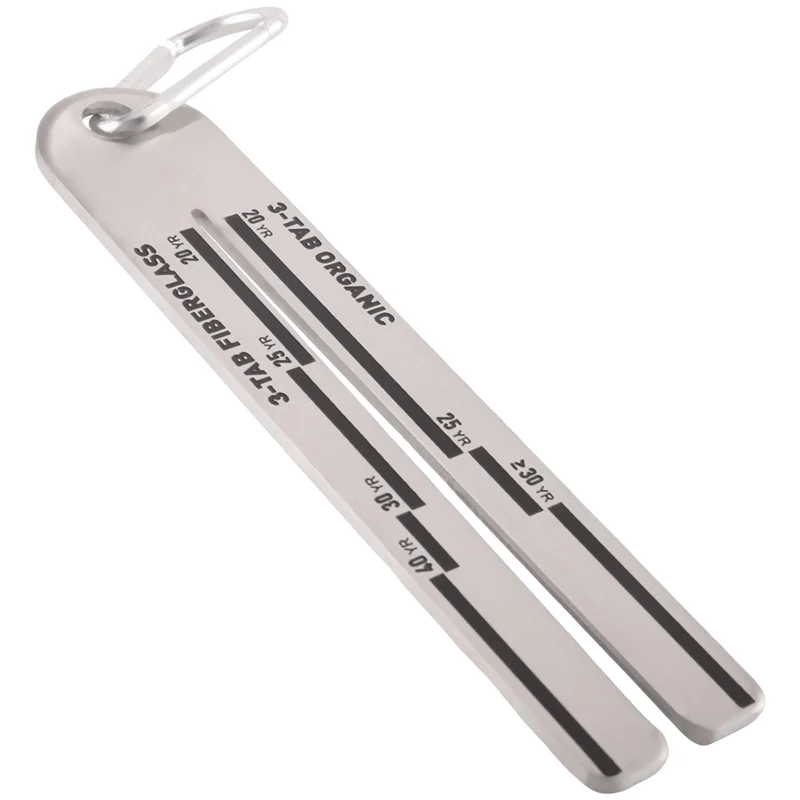 A96I-2 PCS 4/09 Shingle Gauges Roof Pitch Gauge Silver For Roofing Shingles, Analyzing The Thickness Of Roof Tiles
A96I-2 PCS 4/09 Shingle Gauges Roof Pitch Gauge Silver For Roofing Shingles, Analyzing The Thickness Of Roof Tiles