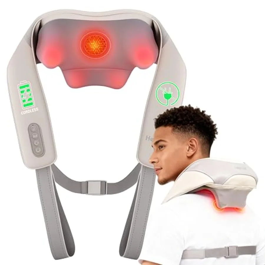 Cordless Neck and Shoulder Massager Graphene Heating Upgraded Shiatsu Back Massager Pillow for Neck Shoulder Mom Gift
Cordless Neck and Shoulder Massager Graphene Heating Upgraded Shiatsu Back Massager Pillow for Neck Shoulder Mom Gift