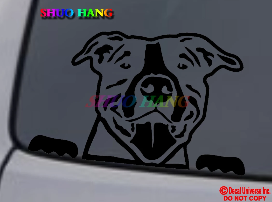 Pitbull Face Vinyl Decal Sticker Car Rear Window Wall Bumper Dog Dog Puppy Bike Motorcycle Trunk PVC
Pitbull Face Vinyl Decal Sticker Car Rear Window Wall Bumper Dog Dog Puppy Bike Motorcycle Trunk PVC