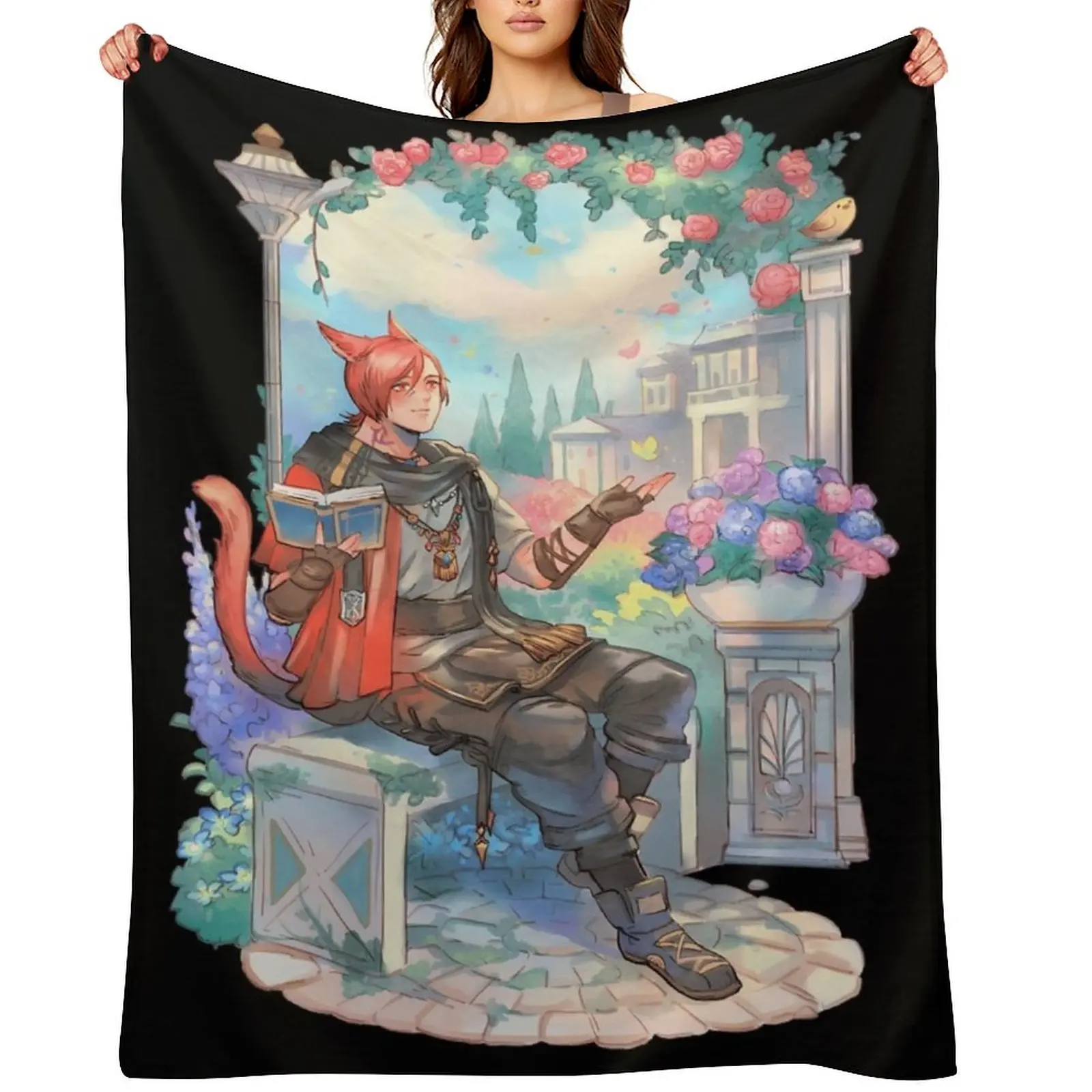 G'raha Tia - Sharlayan Breeze Throw Blanket Loose warm for winter Plaid Soft Blankets
G'raha Tia - Sharlayan Breeze Throw Blanket Loose warm for winter Plaid Soft Blankets