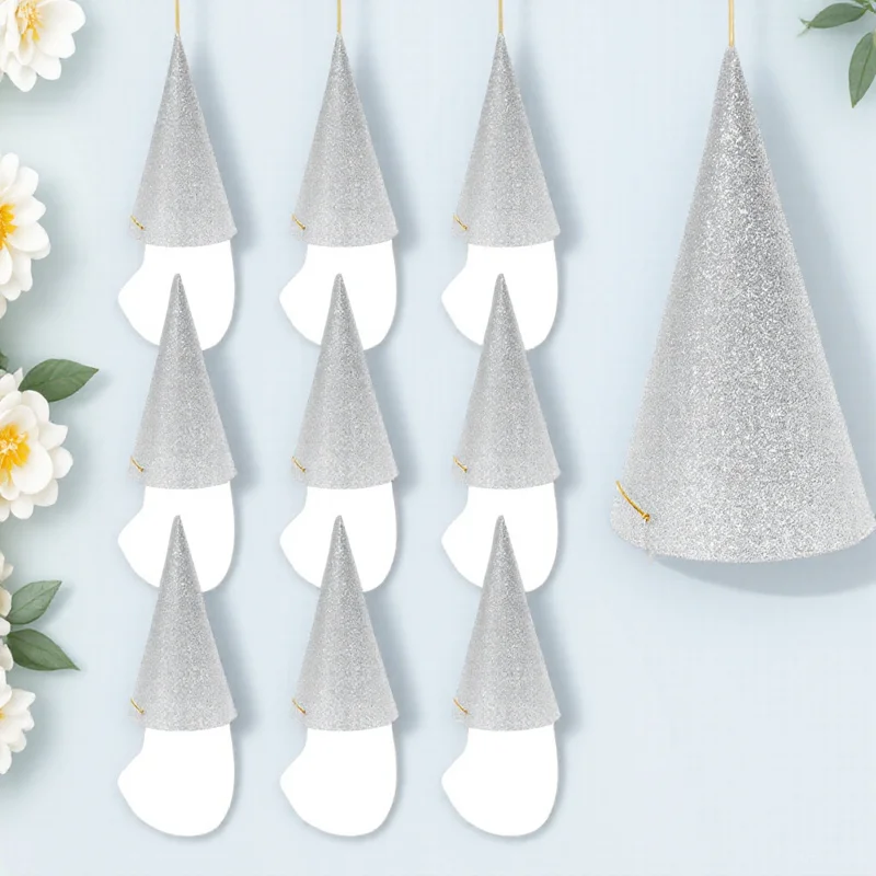 12Pcs Glitter Prince Crown Hat Birthday Party Cone for Children Adults Festival Accessory Silver Birthday Crown
12Pcs Glitter Prince Crown Hat Birthday Party Cone for Children Adults Festival Accessory Silver Birthday Crown