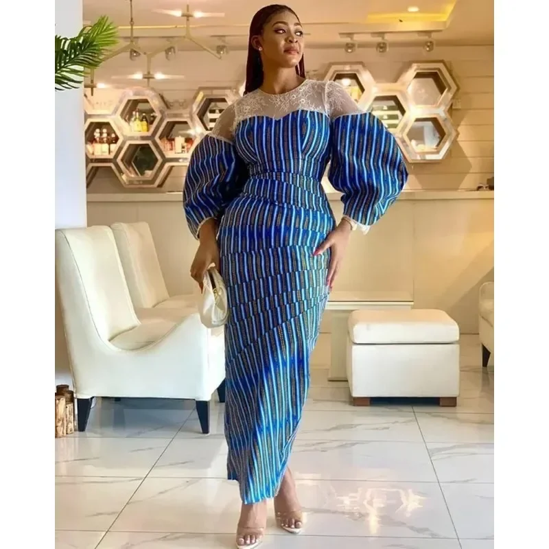 Summer 2022 New Arrival African Women Puff Sleeve Polyester Long Sleeve O-neck Long Dress Maxi Dress African Dresses for Women
Summer 2022 New Arrival African Women Puff Sleeve Polyester Long Sleeve O-neck Long Dress Maxi Dress African Dresses for Women