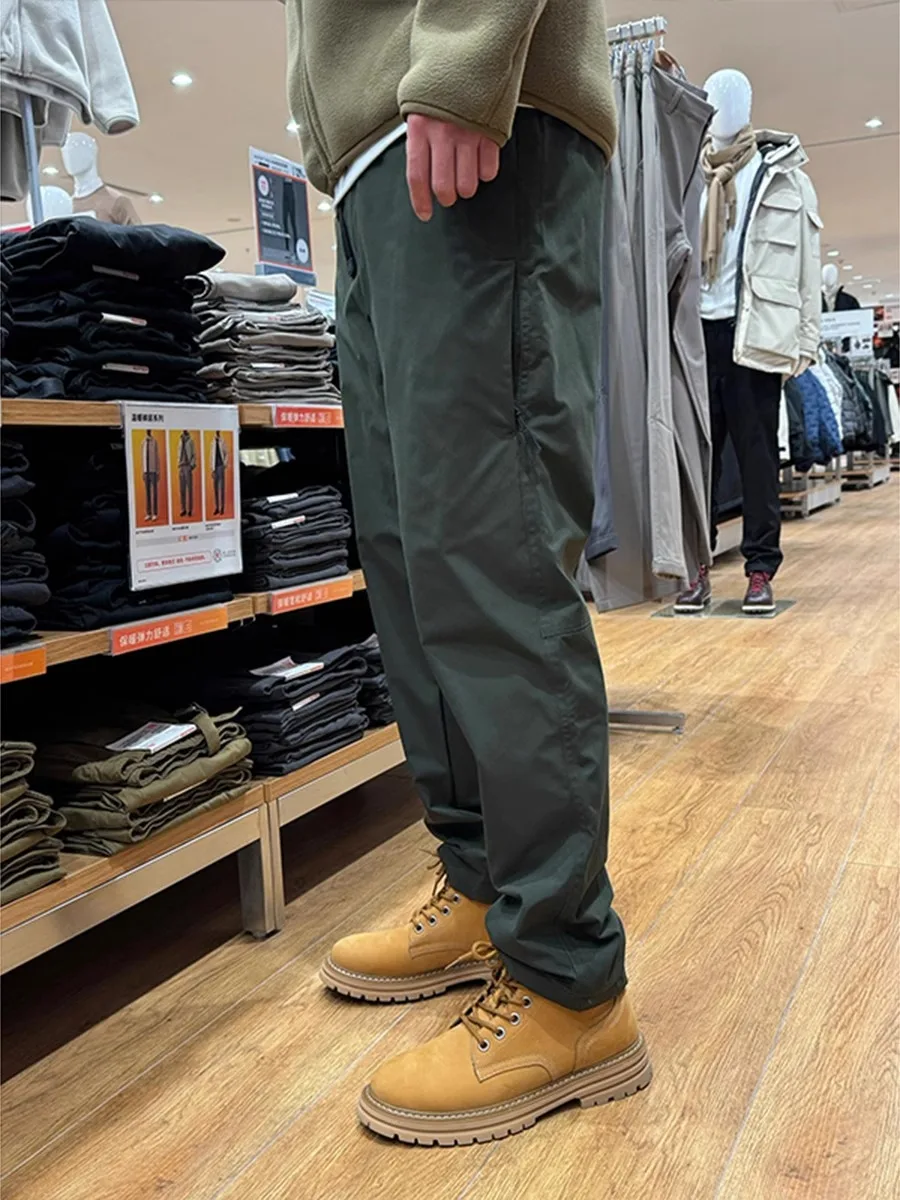 Men's Winter Fce Lined Soft ell Cargo Pants een ey Side Zip Tee Protection Straight Leg Workwear Trousers
Men's Winter Fce Lined Soft ell Cargo Pants een ey Side Zip Tee Protection Straight Leg Workwear Trousers