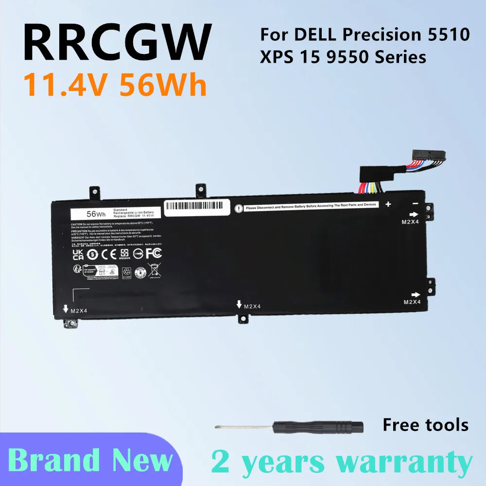 RRCGW Laptop Battery For Dell Precision 5510 XPS 15 9550 Series 4GVGH 1P6KD T453X 56Wh 97Wh can choose
RRCGW Laptop Battery For Dell Precision 5510 XPS 15 9550 Series 4GVGH 1P6KD T453X 56Wh 97Wh can choose