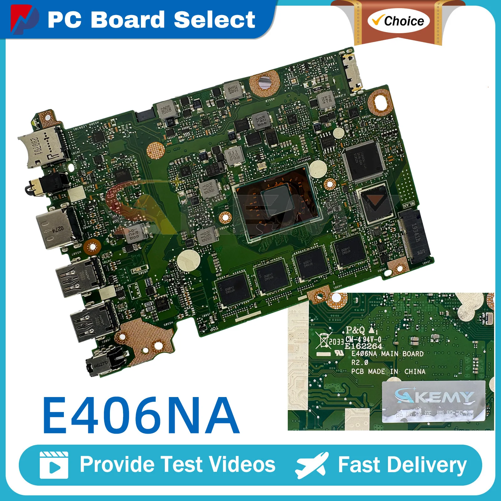E406NA Laptop Motherboard For ASUS EeeBook E406N L406NA E406NA Notebook Mainboard With Celeron CPU 100% tests OK fast shipping
E406NA Laptop Motherboard For ASUS EeeBook E406N L406NA E406NA Notebook Mainboard With Celeron CPU 100% tests OK fast shipping