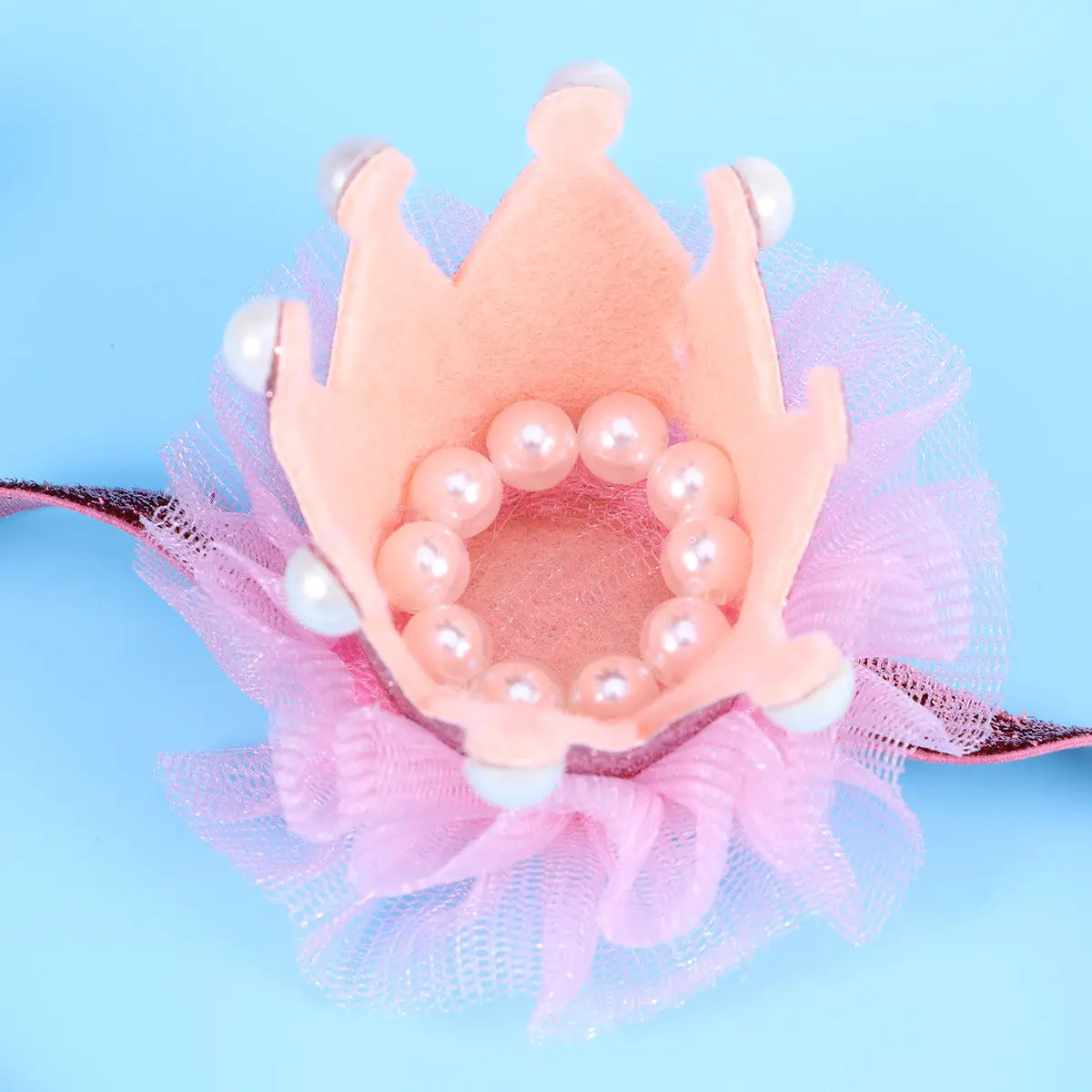 Mesh Pink Crown Baby Girl Headband Knotted Elastic Photo Prop Headwear for Infant Toddlers Glitter Pink Hair Accessories
Mesh Pink Crown Baby Girl Headband Knotted Elastic Photo Prop Headwear for Infant Toddlers Glitter Pink Hair Accessories