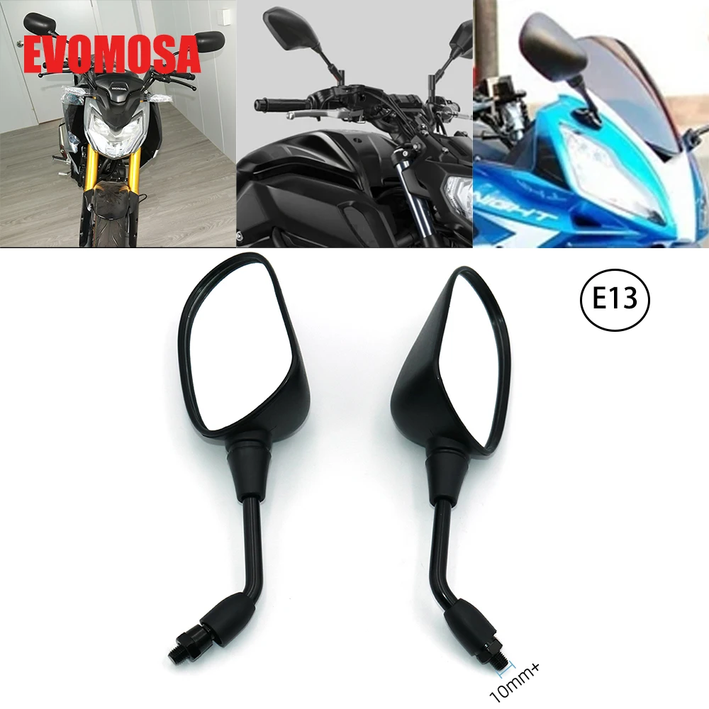 M10 Motorcycle Rearview Mirrors For HONDA XL750 CB500X XR150L XR125L XR190L XR250L XR400R XR600R CRF300L CB650R NC700S/X NC750S
M10 Motorcycle Rearview Mirrors For HONDA XL750 CB500X XR150L XR125L XR190L XR250L XR400R XR600R CRF300L CB650R NC700S/X NC750S