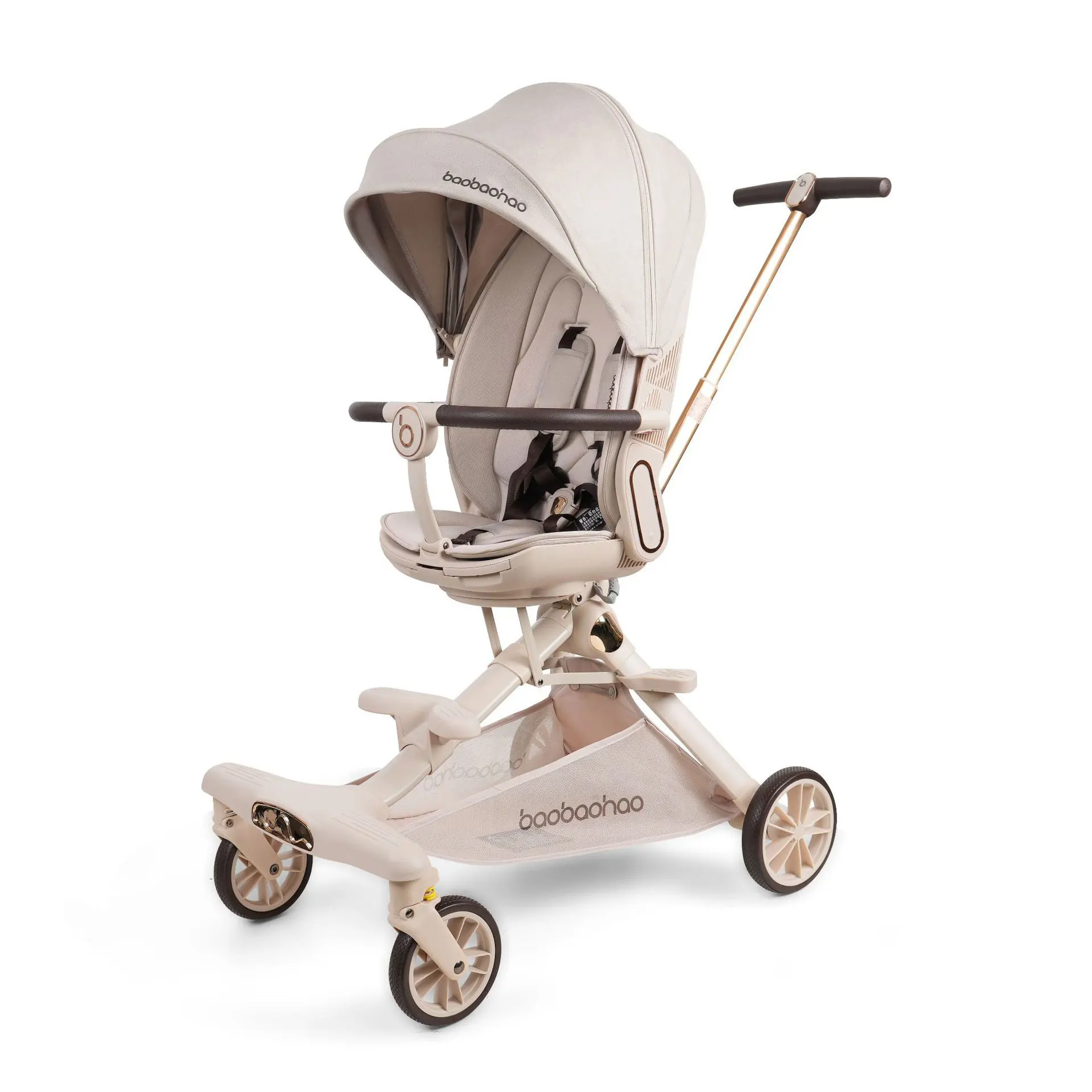 Foldable Lightweight Baby Stroller with Sunshade Sitting and Lying Two Mode Baby Stroller Four-wheel Anti Rollover
Foldable Lightweight Baby Stroller with Sunshade Sitting and Lying Two Mode Baby Stroller Four-wheel Anti Rollover