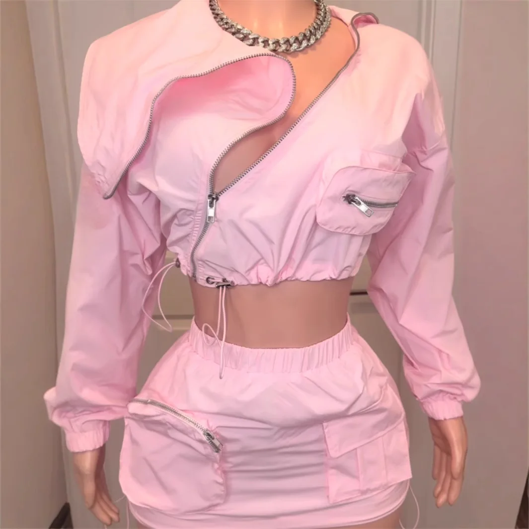 Fashion Safari Style Women's Set Long Sleeve Zipper Fly Tops and Cargo Midi Mini Skirts Suit 2025 Two 2Piece Sets Outfit
Fashion Safari Style Women's Set Long Sleeve Zipper Fly Tops and Cargo Midi Mini Skirts Suit 2025 Two 2Piece Sets Outfit