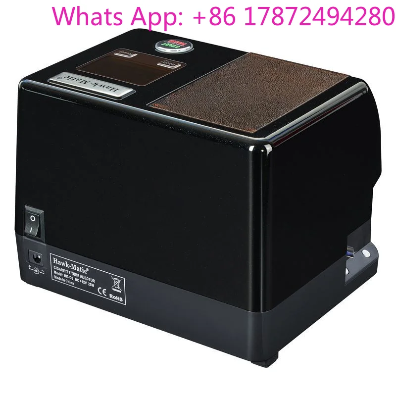 HK-3 Fully Automatic Tobacco Rolling Machine, 6.5/8.0mm Adjustable, Home Use Tobacco Filling Maker
HK-3 Fully Automatic Tobacco Rolling Machine, 6.5/8.0mm Adjustable, Home Use Tobacco Filling Maker