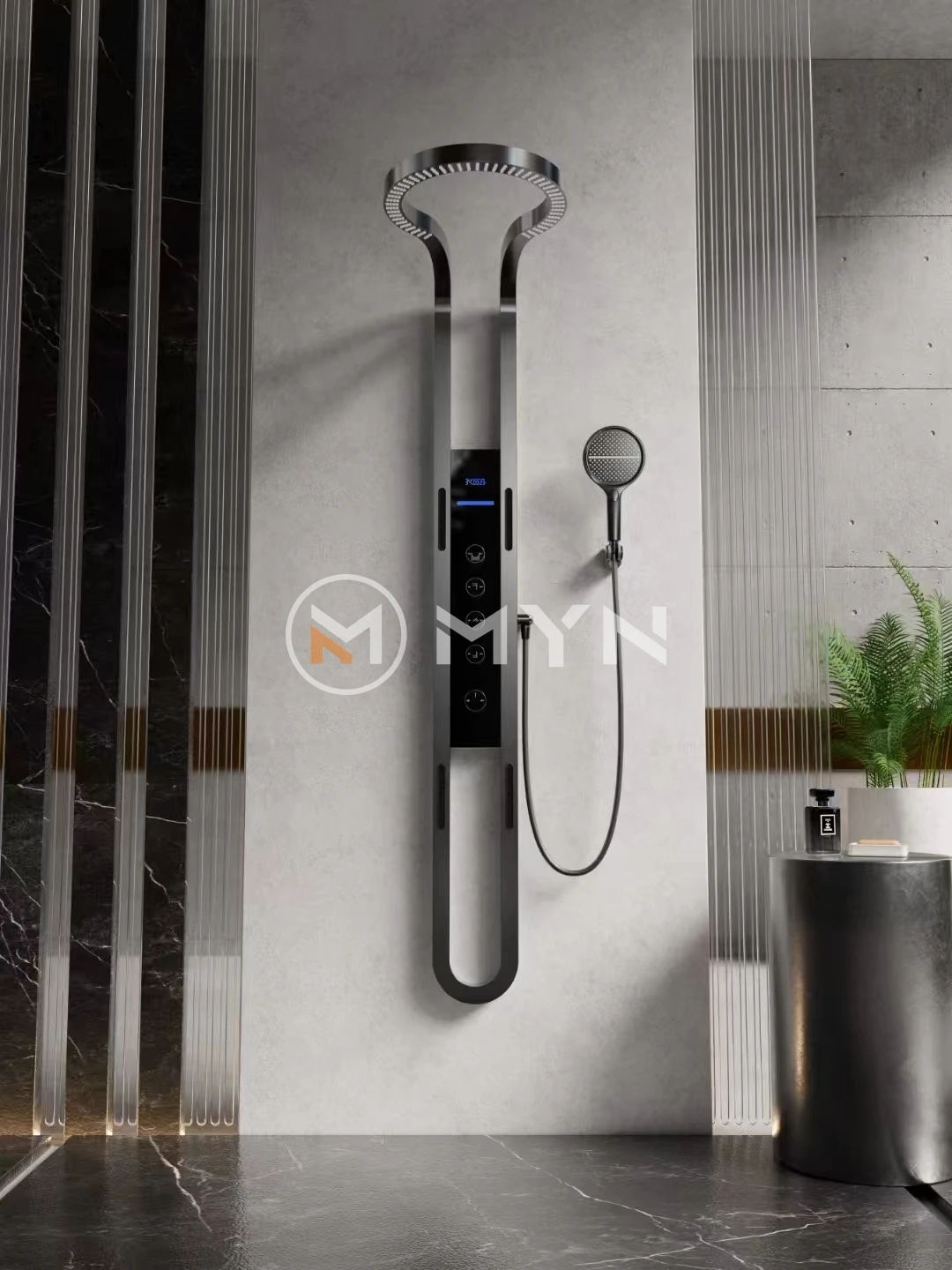 Hot2024 Newest Design Tiktok White Black Brass Wall Mounted Smart Digital Display Bathroom Waterfall Water Mist Spray Shower Pan
Hot2024 Newest Design Tiktok White Black Brass Wall Mounted Smart Digital Display Bathroom Waterfall Water Mist Spray Shower Pan