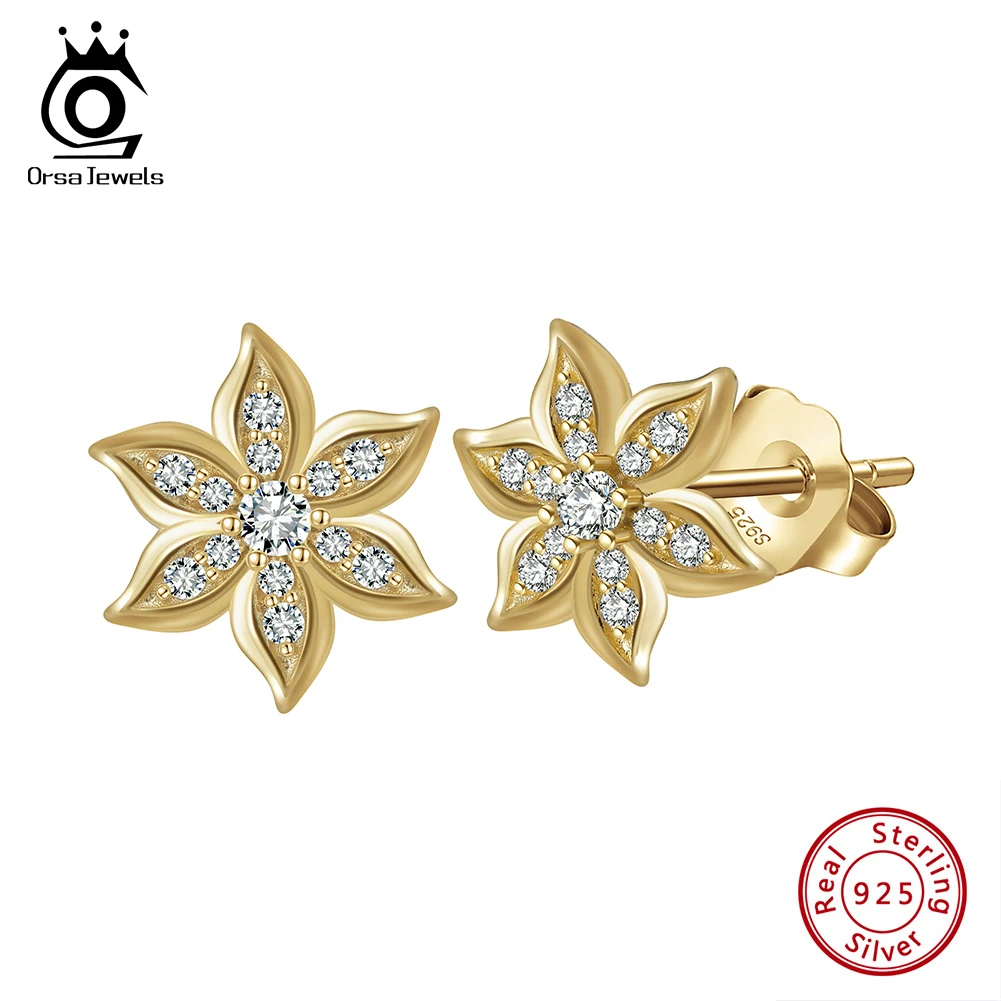 ORSA JEWELS модные серьги из стерлингового серебра 925 пробы 11 мм в форме цветка для женщин, блестящие серьги-гвоздики из циркония AAAA, ювелирные изделия в подарок APE129
ORSA JEWELS модные серьги из стерлингового серебра 925 пробы 11 мм в форме цветка для женщин, блестящие серьги-гвоздики из циркония AAAA, ювелирные изделия в подарок APE129