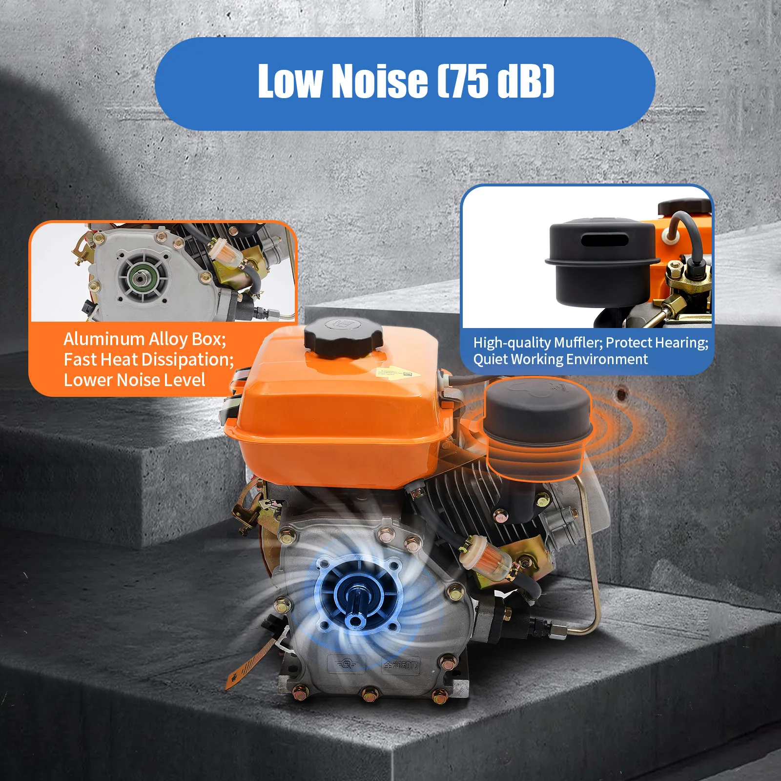 4 Stroke Diesel Engine Hand Recoil Single Cylinder For Machinery 196CC, Manual Start Small Motor
4 Stroke Diesel Engine Hand Recoil Single Cylinder For Machinery 196CC, Manual Start Small Motor