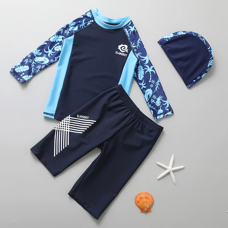 Children's swimsuit boy split medium big kids plus-size five-point pants long sleeve sun protection quick-drying boy swim set
Children's swimsuit boy split medium big kids plus-size five-point pants long sleeve sun protection quick-drying boy swim set