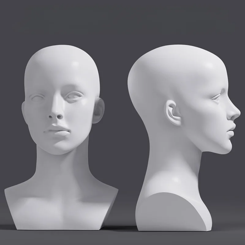 Female Mannequin Head for Wigs Display Life Size Male Manikin Head Model for Hat Sunglasses 
Female Mannequin Head for Wigs Display Life Size Male Manikin Head Model for Hat Sunglasses
