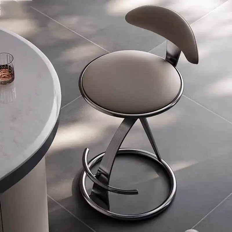 Faux Leather Industrial Bar Stools Height Vintage Breakfast Luxury Bar Stools Metal European Cadeira Ergonomica Room Decorations 
Faux Leather Industrial Bar Stools Height Vintage Breakfast Luxury Bar Stools Metal European Cadeira Ergonomica Room Decorations