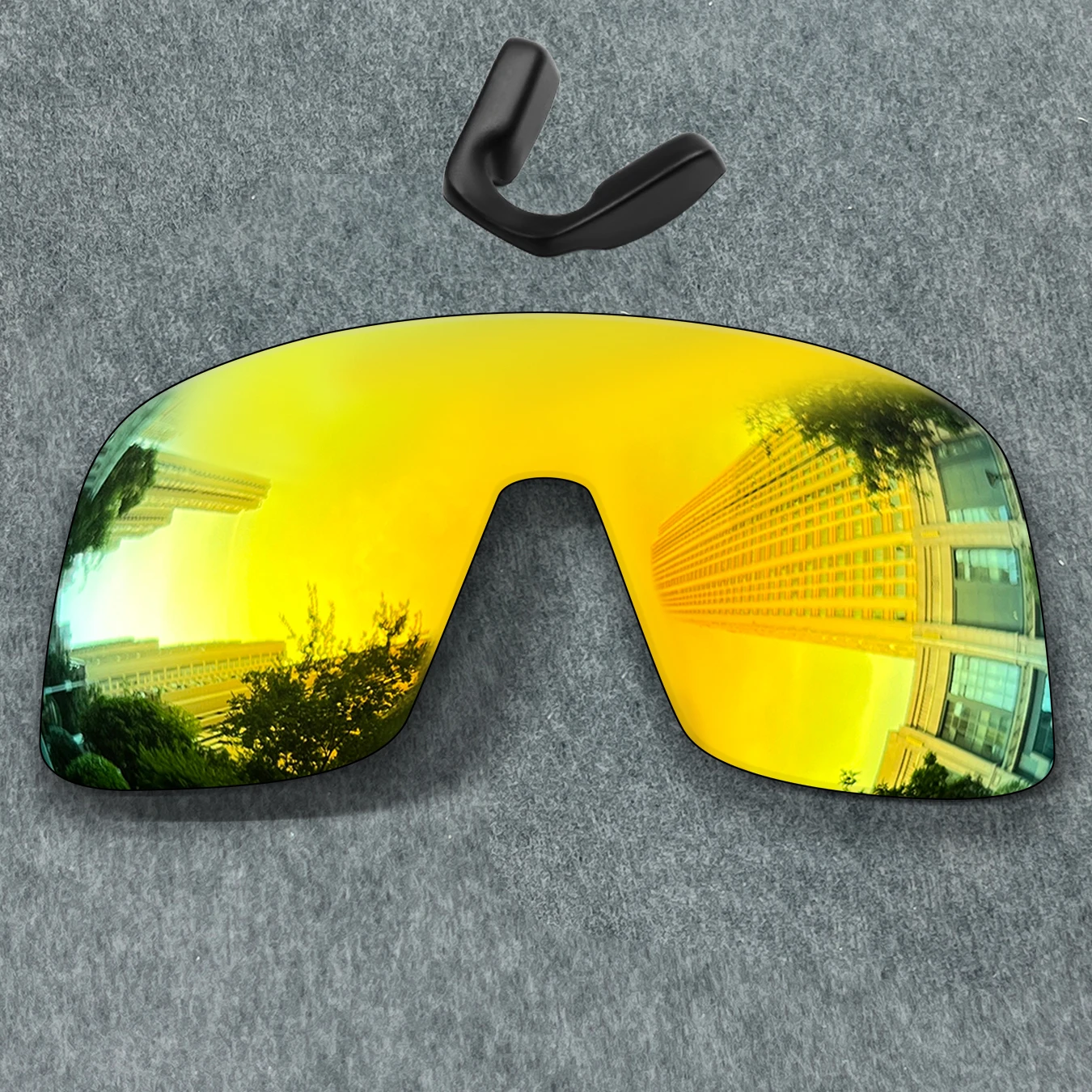 Polarized Replacement Lenses & Small Size Nosepad Piece for Oakley Sutro S OO9462
Polarized Replacement Lenses & Small Size Nosepad Piece for Oakley Sutro S OO9462