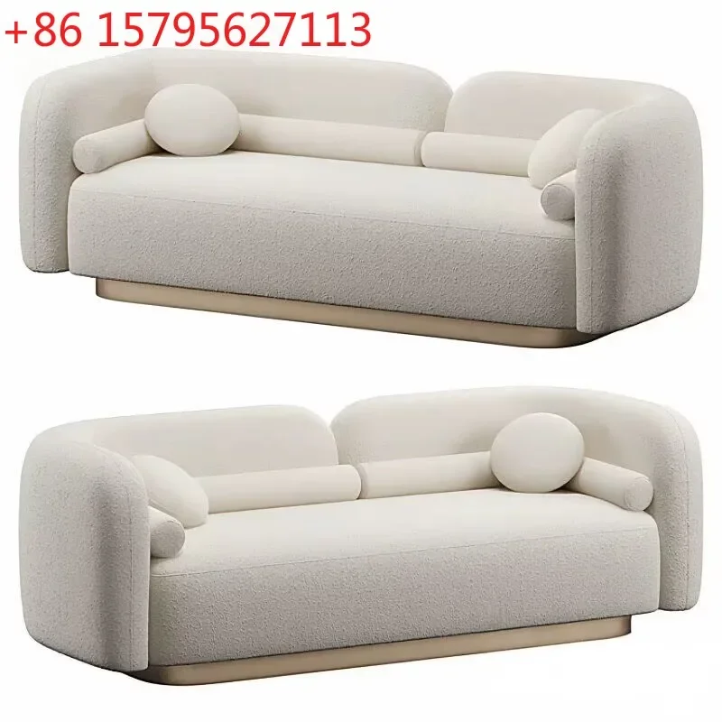 Italian light luxury fabric sofa living room home straight lamb wool sofa
Italian light luxury fabric sofa living room home straight lamb wool sofa