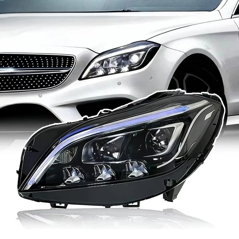 Высококачественная фара для CLS260 CLS300 W218 2012-2018: Новая геометрическая многолучевая светодиодная фара для обновления CLS W218
Высококачественная фара для CLS260 CLS300 W218 2012-2018: Новая геометрическая многолучевая светодиодная фара для обновления CLS W218