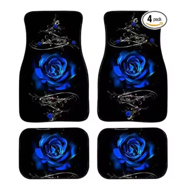 4pcs Universal Rose Printed Car Floor Mats, Non-slip Front & Rear Seats Floor Mats, Anti-fouling And Dust-proof ,Protection
4pcs Universal Rose Printed Car Floor Mats, Non-slip Front & Rear Seats Floor Mats, Anti-fouling And Dust-proof ,Protection