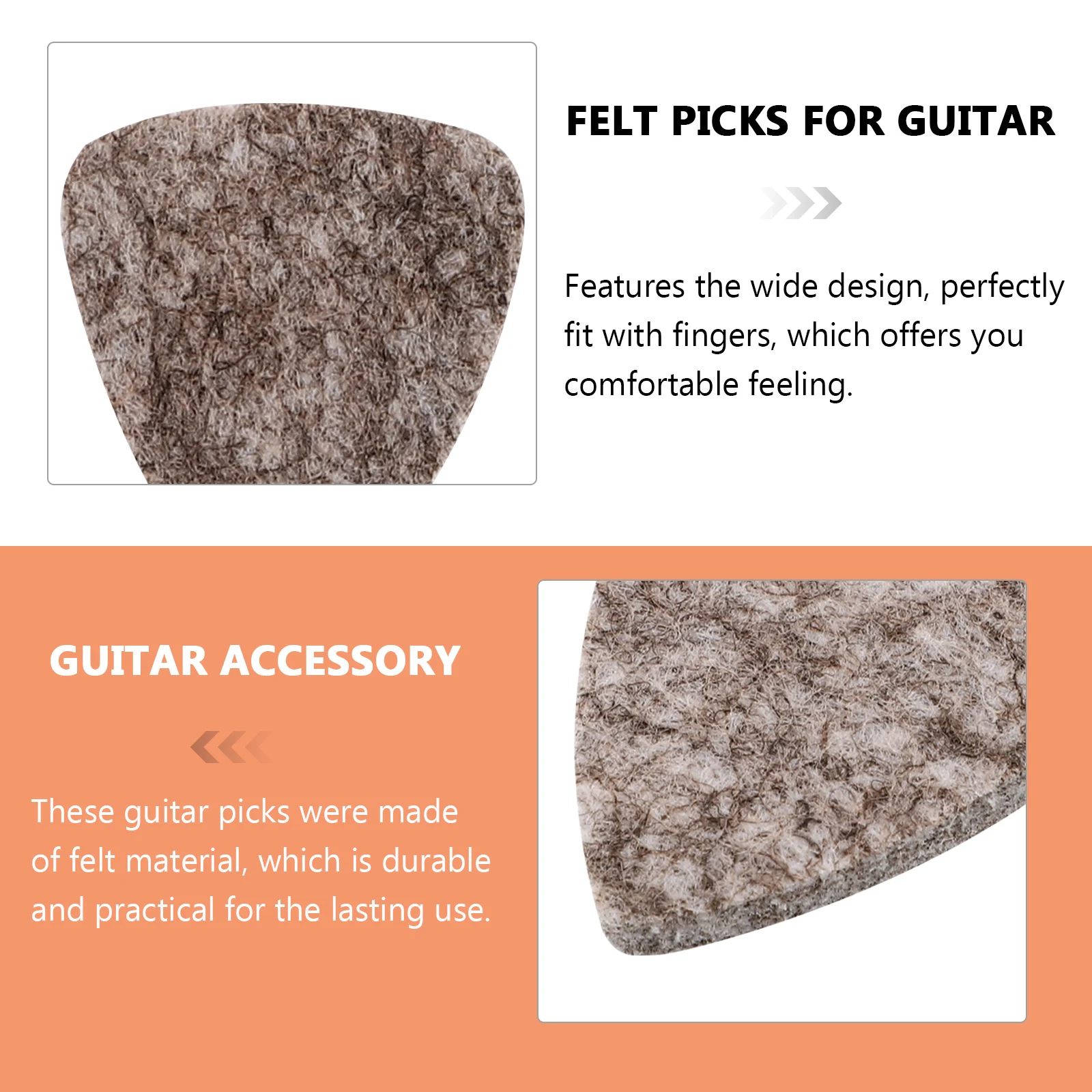 15pcs Guitar Picks Felt Material Wide Design Electric Acoustic Guitar Music Instrument Accessories Beginner Friendly
15pcs Guitar Picks Felt Material Wide Design Electric Acoustic Guitar Music Instrument Accessories Beginner Friendly