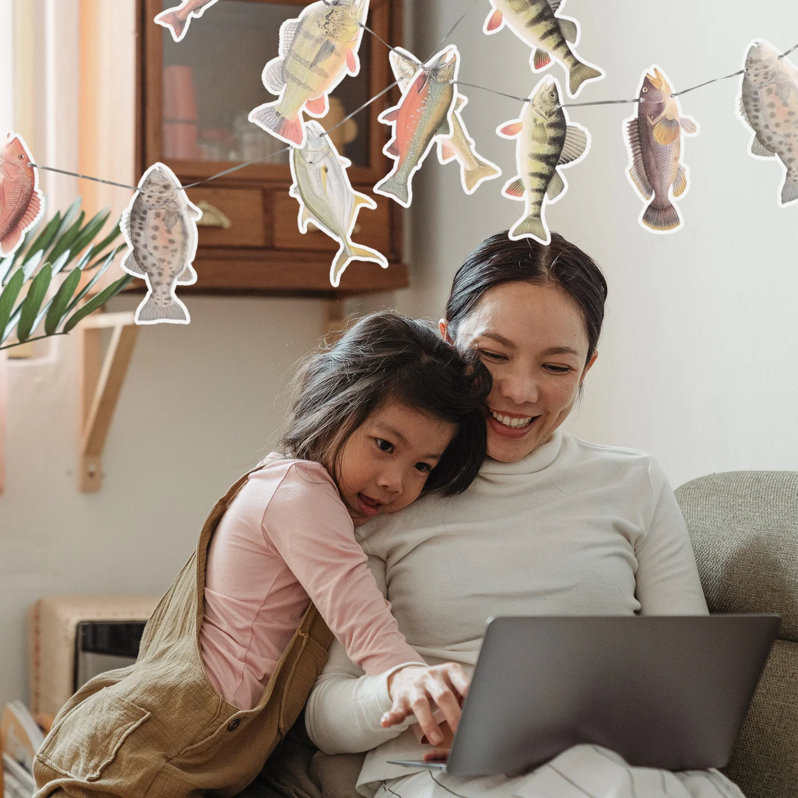 Hanging Birthday Banners Fishing Theme Party Decorations Fish Garland for Kids Adults Party Wall Door Decoration
Hanging Birthday Banners Fishing Theme Party Decorations Fish Garland for Kids Adults Party Wall Door Decoration