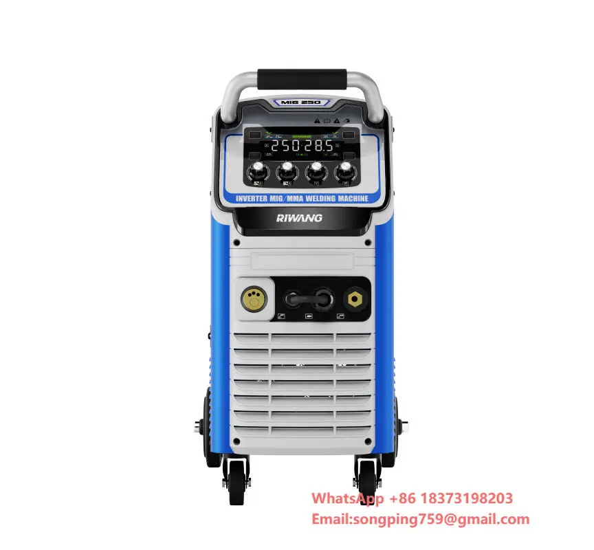 220V Industrial Heavy Duty MIG-250 Inverter Welding Machine 3 in 1 MIG/TIG/MMA with Gas Cylinder Position
220V Industrial Heavy Duty MIG-250 Inverter Welding Machine 3 in 1 MIG/TIG/MMA with Gas Cylinder Position