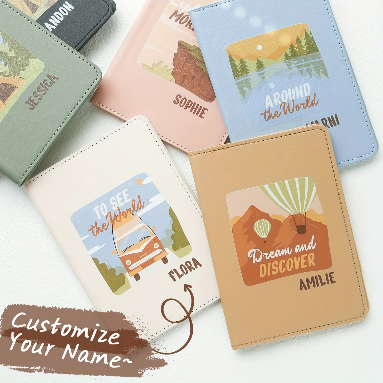 1PCS Personalized Name Camping Style Passport Cover Customized Cute Document Card Holder Unique Travel Accessories Gifts
1PCS Personalized Name Camping Style Passport Cover Customized Cute Document Card Holder Unique Travel Accessories Gifts