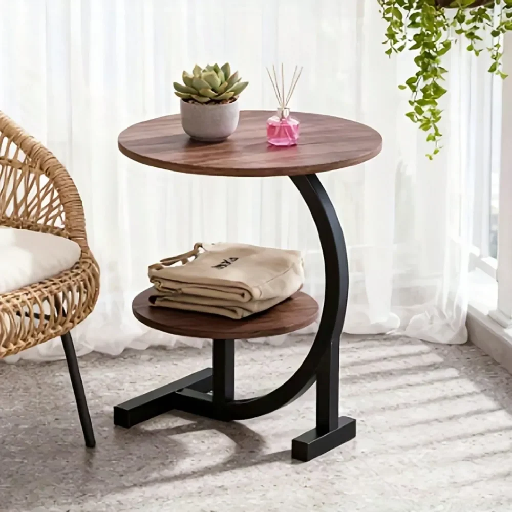 Приставной столик в форме лепестка с металлическим каркасом, многофункциональный портативный журнальный столик, подходящий для размещения у дивана в гостиной, из фибролита.
Приставной столик в форме лепестка с металлическим каркасом, многофункциональный портативный журнальный столик, подходящий для размещения у дивана в гостиной, из фибролита.