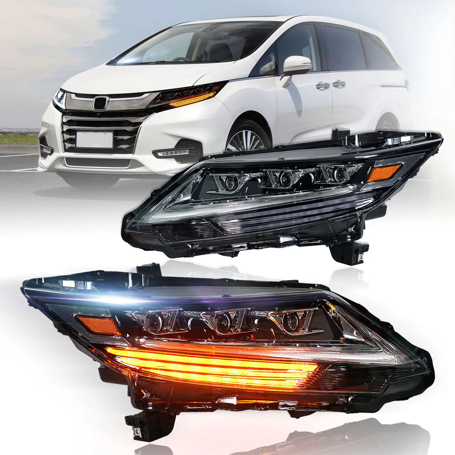 Archaic Odyssey Lexus Style Voll-LED-Scheinwerfer für HONDA Odyssey 2015-2021 PLUG
Archaic Odyssey Lexus Style Voll-LED-Scheinwerfer für HONDA Odyssey 2015-2021 PLUG
