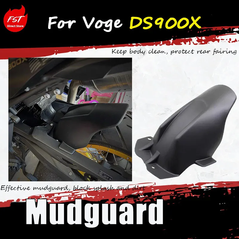 For Voge DS900X special modification accessories: center-mounted sand-blocking panel, rear guard panel for the rear wheels
For Voge DS900X special modification accessories: center-mounted sand-blocking panel, rear guard panel for the rear wheels