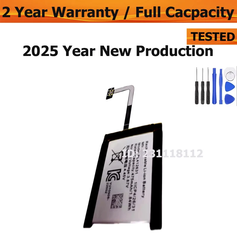 Новый аккумулятор PL412631 2025 для часов Amazfit GTR 4, 475 мАч, высокое качество, 47 мм
Новый аккумулятор PL412631 2025 для часов Amazfit GTR 4, 475 мАч, высокое качество, 47 мм