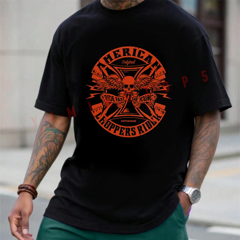 American Choppers Rider Vintage Motorcycle Graphic Men T-Shirt Cotton O-neck Short Sleeve Fashion Hip Hop Streetwear Top Tees
American Choppers Rider Vintage Motorcycle Graphic Men T-Shirt Cotton O-neck Short Sleeve Fashion Hip Hop Streetwear Top Tees