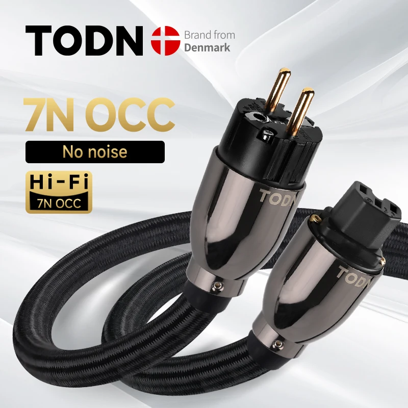 TODN HIFI OCC power cable hifi high end audio cable gold plated plug US Vseries connection filter
TODN HIFI OCC power cable hifi high end audio cable gold plated plug US Vseries connection filter