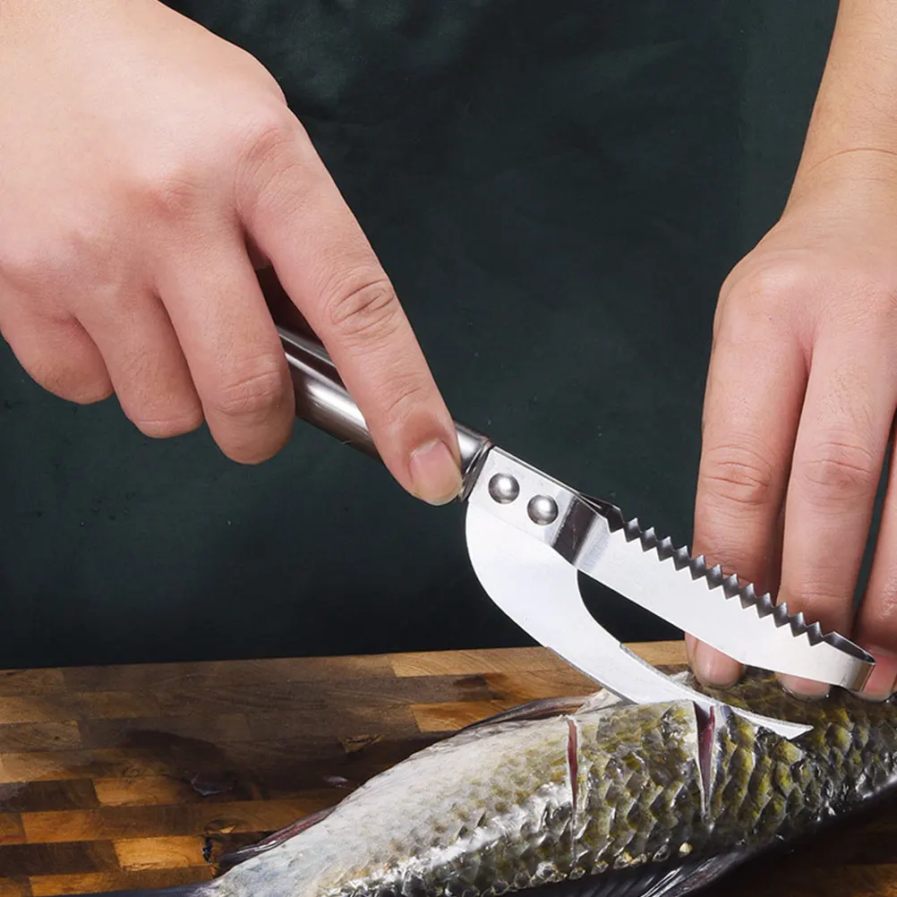 2Pcs Stainless Steel Fish Scale Removers Ergonomic Comfortable Handle Quick Safe Fish Cleaning Tools Rustproof Kitchen Gadget
2Pcs Stainless Steel Fish Scale Removers Ergonomic Comfortable Handle Quick Safe Fish Cleaning Tools Rustproof Kitchen Gadget