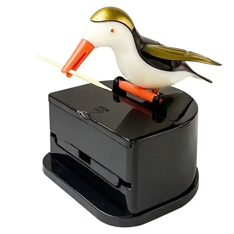 A74E-Cartoon Hummingbird Контейнер для зубочисток Автоматический диспенсер для зубочисток Держатель Коробка Украшение дома Кухонные аксессуары
A74E-Cartoon Hummingbird Контейнер для зубочисток Автоматический диспенсер для зубочисток Держатель Коробка Украшение дома Кухонные аксессуары