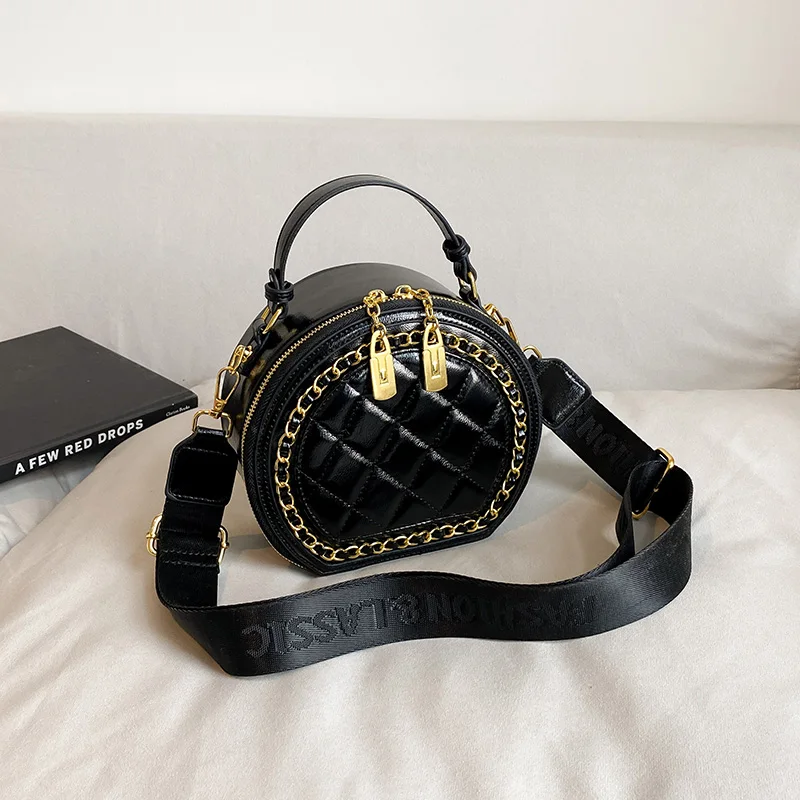 Designer Purse And Handbag Black Pu Leather Diamond lattice Crossbody Bag For Women Mini Bag Round Shoulder Bag Small Tote
Designer Purse And Handbag Black Pu Leather Diamond lattice Crossbody Bag For Women Mini Bag Round Shoulder Bag Small Tote