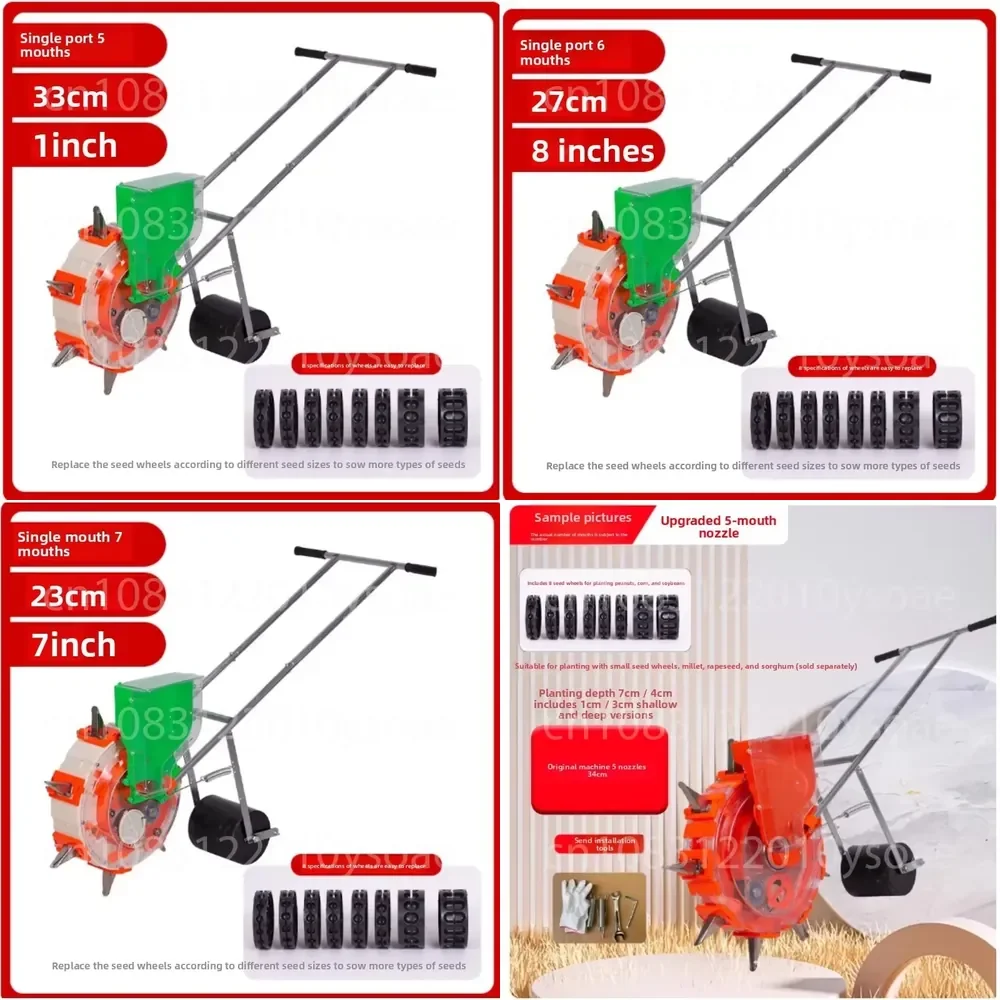 Hand Push Seeder Peanut Soybean Corn Grain Fine seeder hand push Roller Planter
Hand Push Seeder Peanut Soybean Corn Grain Fine seeder hand push Roller Planter