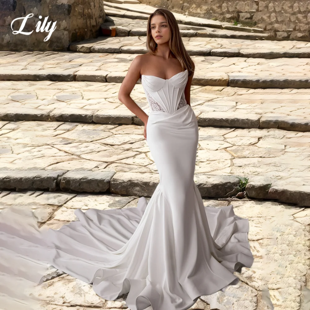 Lily White Sweetheart Prom Gown Hollow Fishbone Backless Prom Dress Appliques Wedding Party Mermaid Evening Dresses Customized
Lily White Sweetheart Prom Gown Hollow Fishbone Backless Prom Dress Appliques Wedding Party Mermaid Evening Dresses Customized