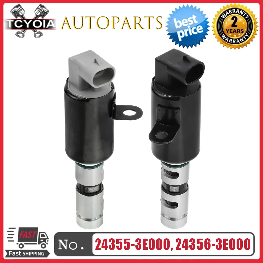 2pcs Variable Valve Timing Solenoid 24355-3E000 24356-3E000 For Hyundai Santa Fe Kia Magentis Optima Rondo 2006-2010 2.7L V6
2pcs Variable Valve Timing Solenoid 24355-3E000 24356-3E000 For Hyundai Santa Fe Kia Magentis Optima Rondo 2006-2010 2.7L V6