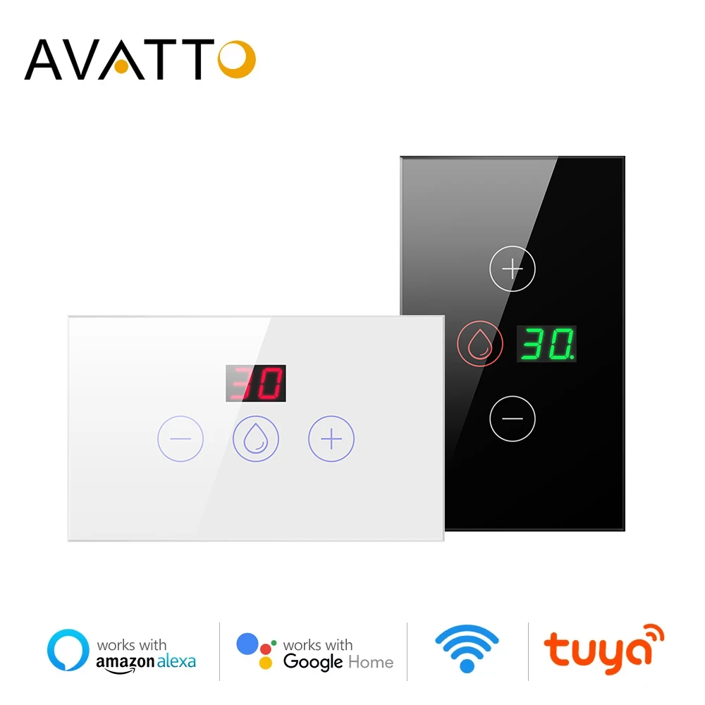 Переключатель для котла AVATTO с Wi-Fi, 4400 Вт, стандарт ЕС/США, умный переключатель для водонагревателя, управление через приложение Tuya Smart Life, работает с Alexa Google home
Переключатель для котла AVATTO с Wi-Fi, 4400 Вт, стандарт ЕС/США, умный переключатель для водонагревателя, управление через приложение Tuya Smart Life, работает с Alexa Google home