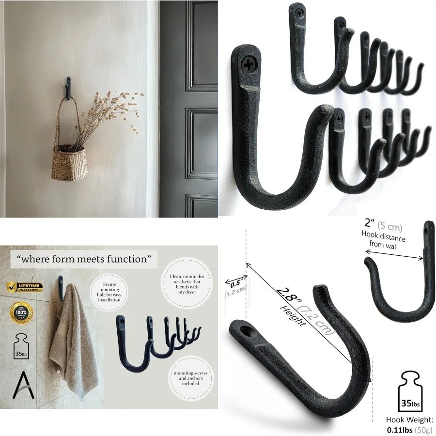 Железные крючки для одежды с шипами Railroad, 10 шт. в упаковке, многофункциональные сверхпрочные настенные крючки для декора в стиле фермерского дома, идеально подходят для подвешивания C
Железные крючки для одежды с шипами Railroad, 10 шт. в упаковке, многофункциональные сверхпрочные настенные крючки для декора в стиле фермерского дома, идеально подходят для подвешивания C