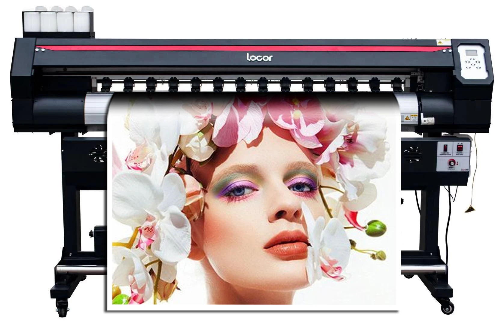 high dpi printer industrial suppliers large format inkjet machine digital color EPS head CMYKW color ink roll to roll
high dpi printer industrial suppliers large format inkjet machine digital color EPS head CMYKW color ink roll to roll