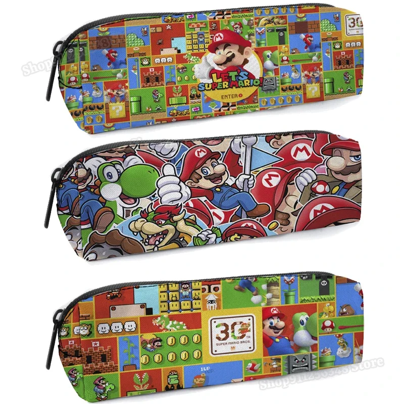 Super Marios Bros Pencil Bag Kids Back To School Supplies Stationary Storage Penbag Students Portable Pencil Case Kawaii Dacron
Super Marios Bros Pencil Bag Kids Back To School Supplies Stationary Storage Penbag Students Portable Pencil Case Kawaii Dacron