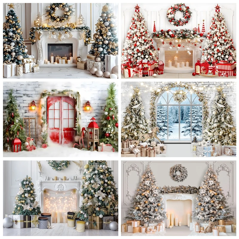 White Snow Christmas Backdrop Xmas Tree Fireplace Interior Merry Christmas Winter Family Kids Portrait Photography Background
White Snow Christmas Backdrop Xmas Tree Fireplace Interior Merry Christmas Winter Family Kids Portrait Photography Background