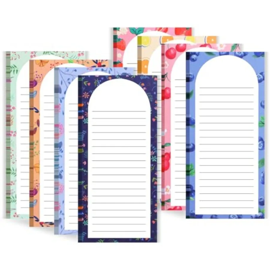 8 Pack Magnetic Notepads for Refrigerator Magnetic Notepads for Refrigerator Flower and Fruit Design Grocery List Pad for Fridg
8 Pack Magnetic Notepads for Refrigerator Magnetic Notepads for Refrigerator Flower and Fruit Design Grocery List Pad for Fridg