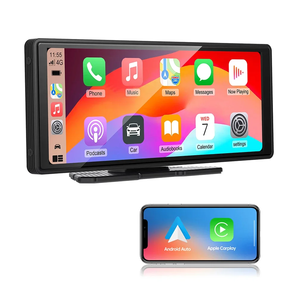 10.26inch IPS HD Portable Car Display Monitor Wireless Carplay Android Screen GPS RGB 1-Year Universal Multimedia Car Stereo
10.26inch IPS HD Portable Car Display Monitor Wireless Carplay Android Screen GPS RGB 1-Year Universal Multimedia Car Stereo